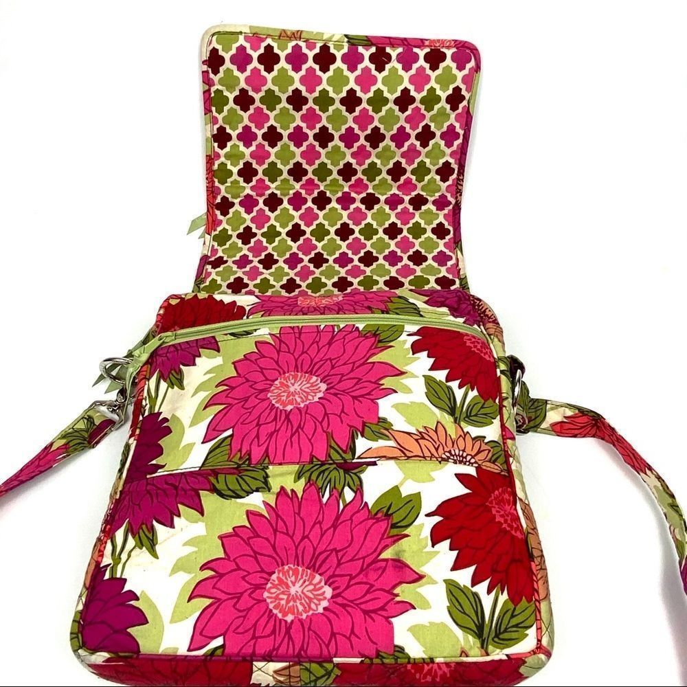 Vera Bradley Hello Dahlia lg hipster messenger bag - Picture 9 of 16